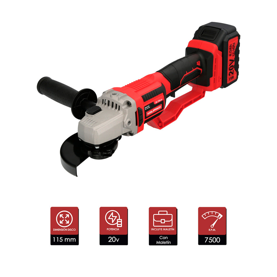 Rebarbadora Bateria 20V Wolfpack