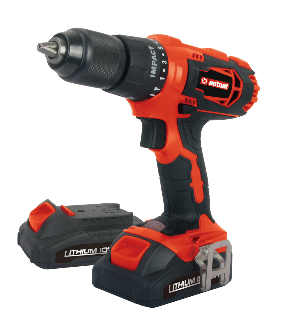 Berbequim S/Fio 20V 2Bat 2.0Ah Nutool Xt20Bb