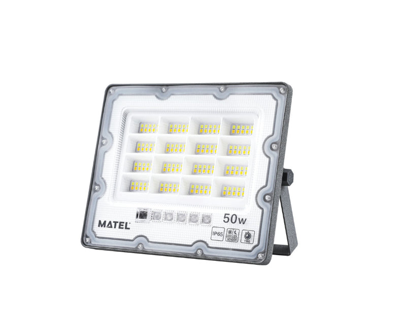 Projetor Led Solar Ip65 C/comando 50w