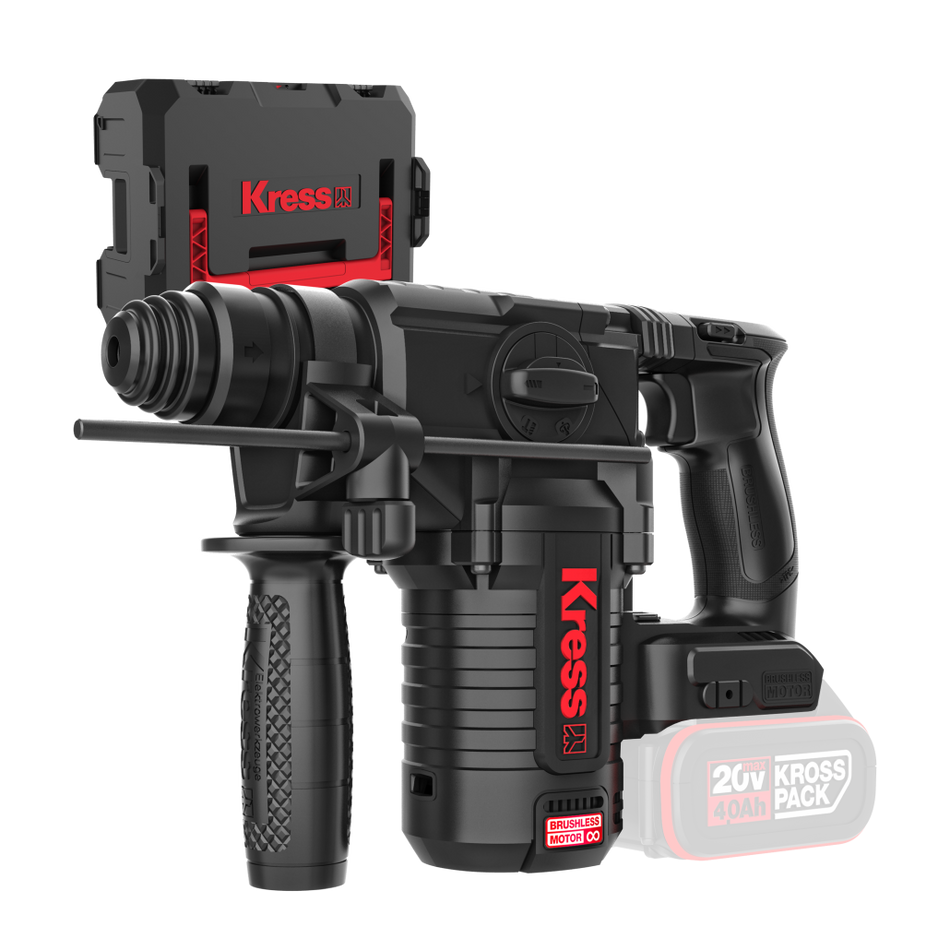 Martelo Perfurador Kress Profissional 20 V Sds-Plus Kuc61.91 S/Bateria