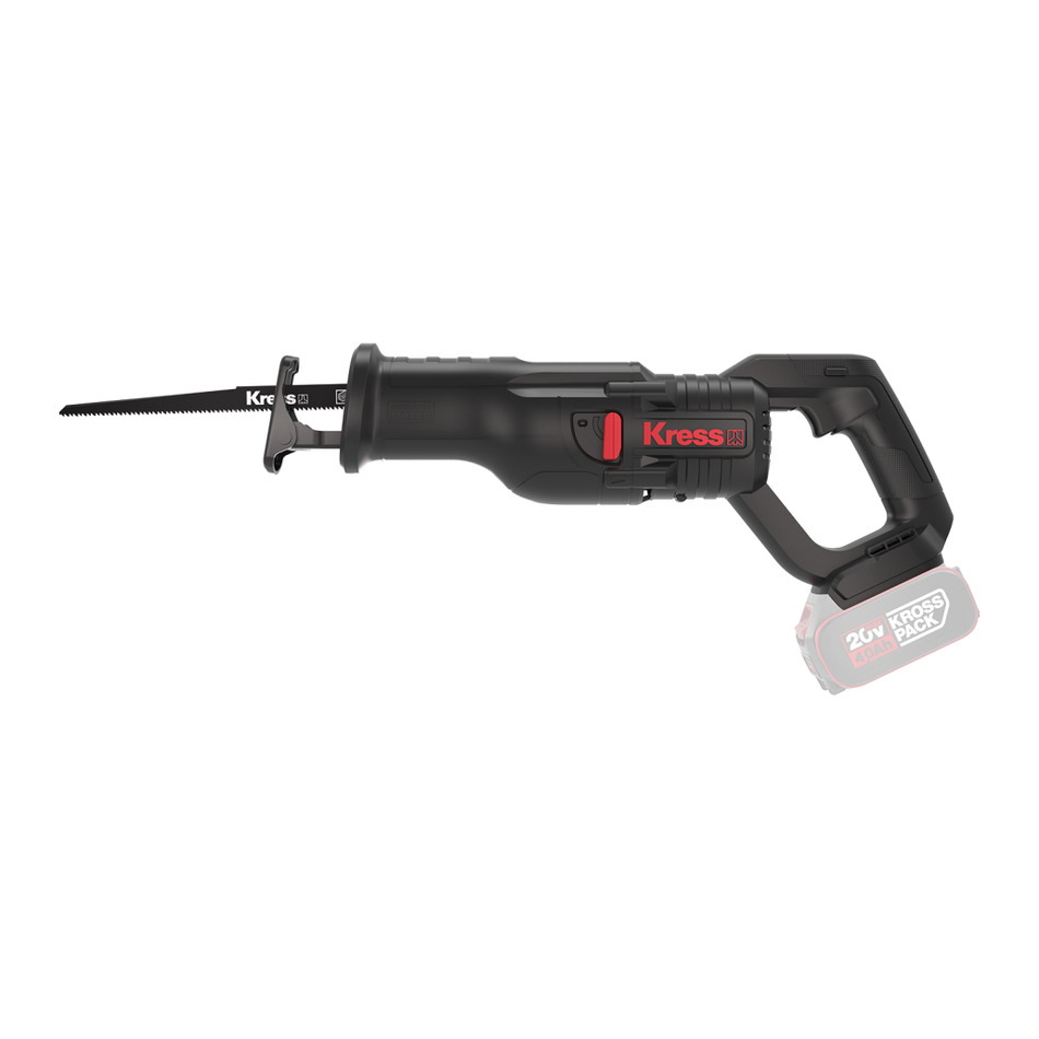 Serra Sabre Profissional Kress 20V Kue01.9 S/Bateria