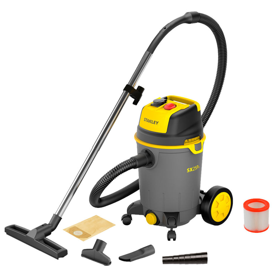 Aspirador Sólidos E Líquidos 1200W 25 Lt Stanley Sx25P
