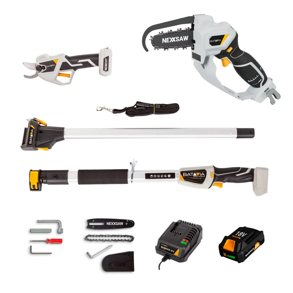 Kit Poda Bateria 18v + Vara Batavia