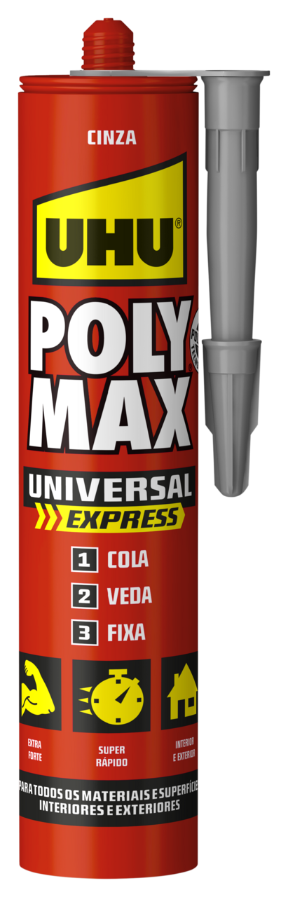 Uhu Poly Max Universal Express Cinza 425g