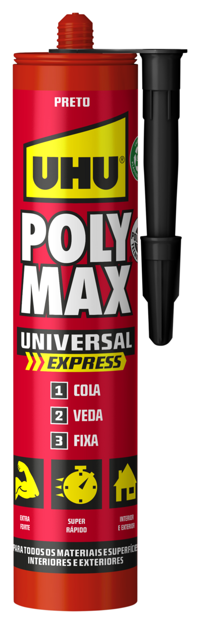 Uhu Poly Max Universal Express Preto 425g