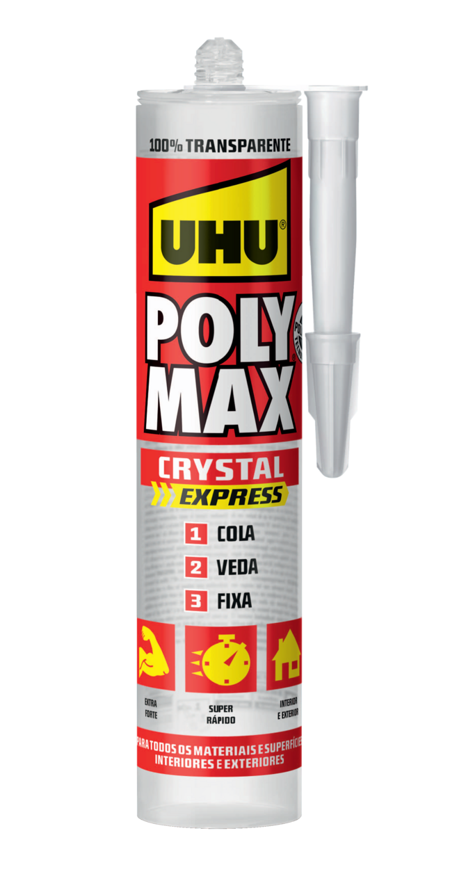 Uhu Poly Max Crystal Transparente Express 300g