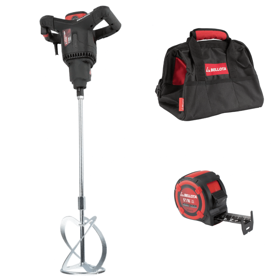 Misturador Bellota M21 2100W+Fita Métrica 5MT 500155 + Mala Ferramenta Bn35