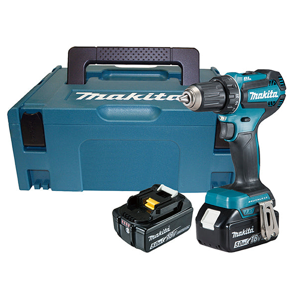 BERBEQUIM APARAFUSADOR BL 18V 5.0Ah 2 Bat  MAKITA DDF485RTJ