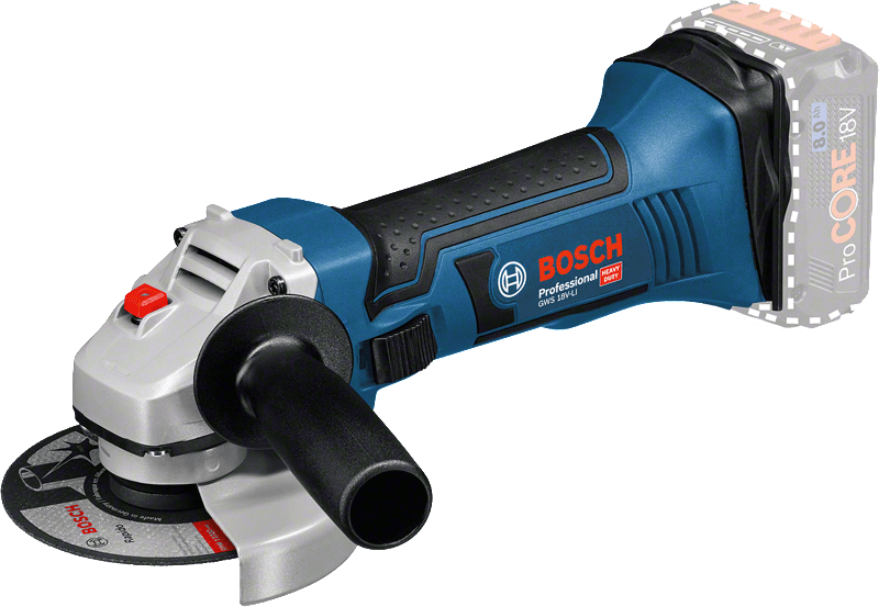 REBARBADORA BOSCH GWS 18-125 (SEM BATERIA/CARREGADOR)